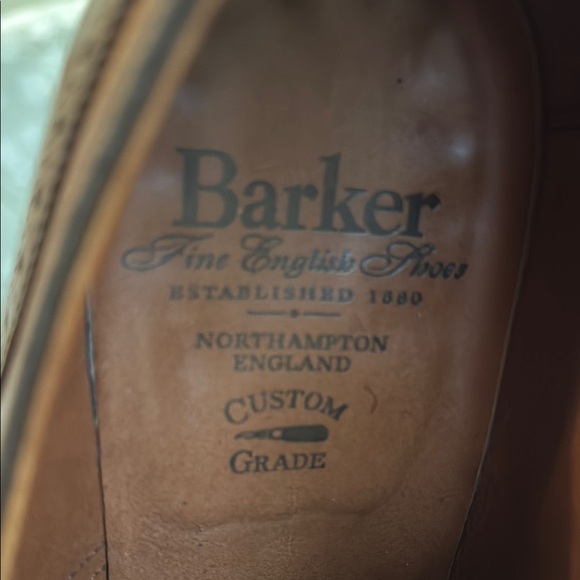 Barker Men's Brown Oxford Shoes 10.5 - Picture 2 of 7
